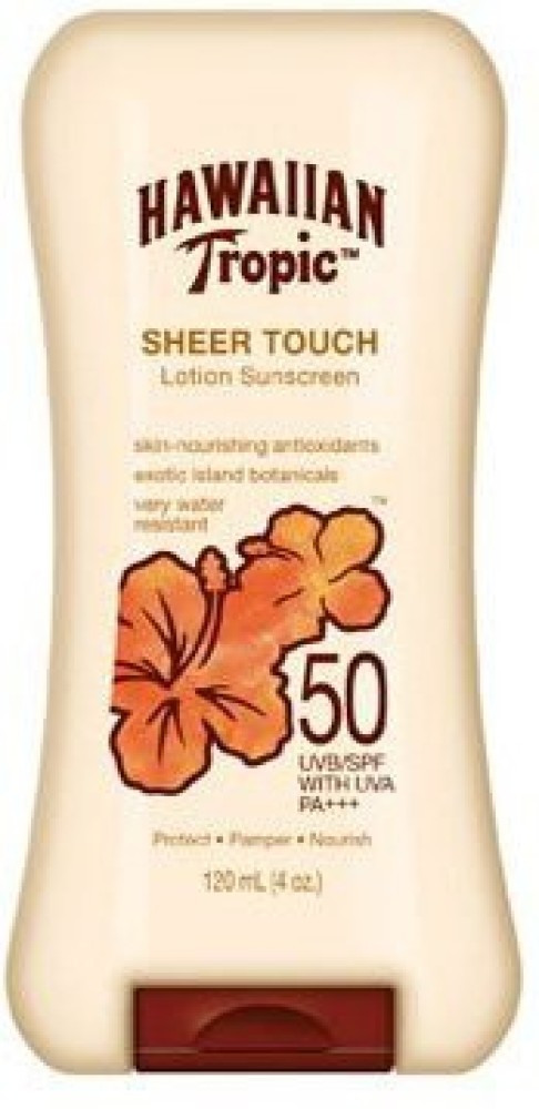 Hawaiian tropic sheer touch 2025 lotion sunscreen spf 50 review