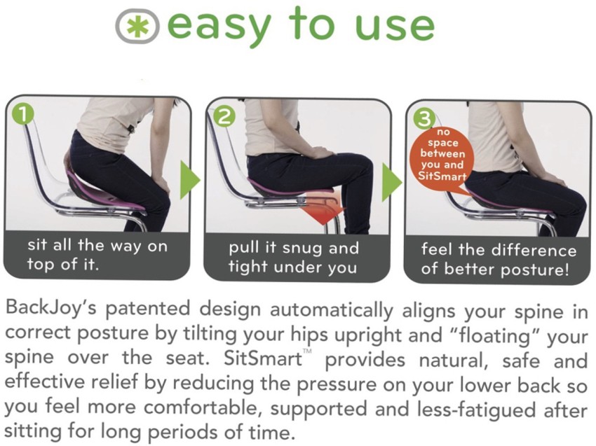 BackJoy SitSmart Pain Relief 