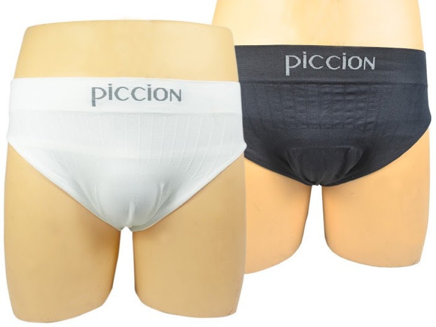 Piccon Seamless Gym Supporter Back Covered with Cup Pocket Athletic Fit  Brief Multi Sports Underwear