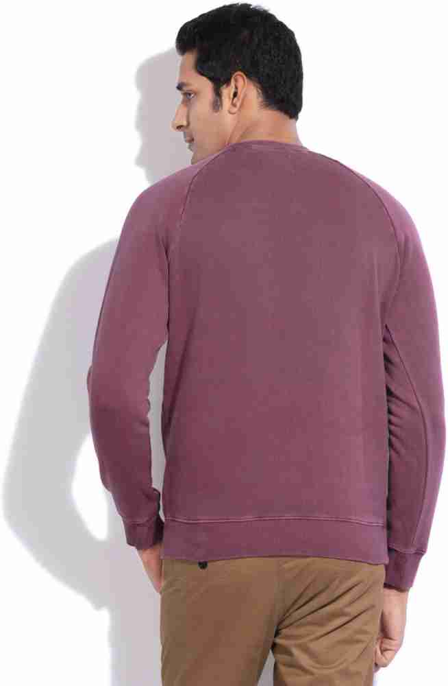 FREECULTR Full Sleeve Solid Men Sweatshirt - Buy Magenta FREECULTR Full  Sleeve Solid Men Sweatshirt Online at Best Prices in India