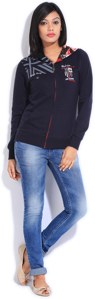 Lee cooper zip thru hoody ladies deals