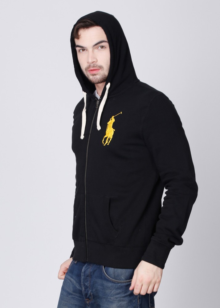 POLO RALPH LAUREN FLEECE HOODIE | Light yellow Men‘s Hooded Sweatshirt |  YOOX