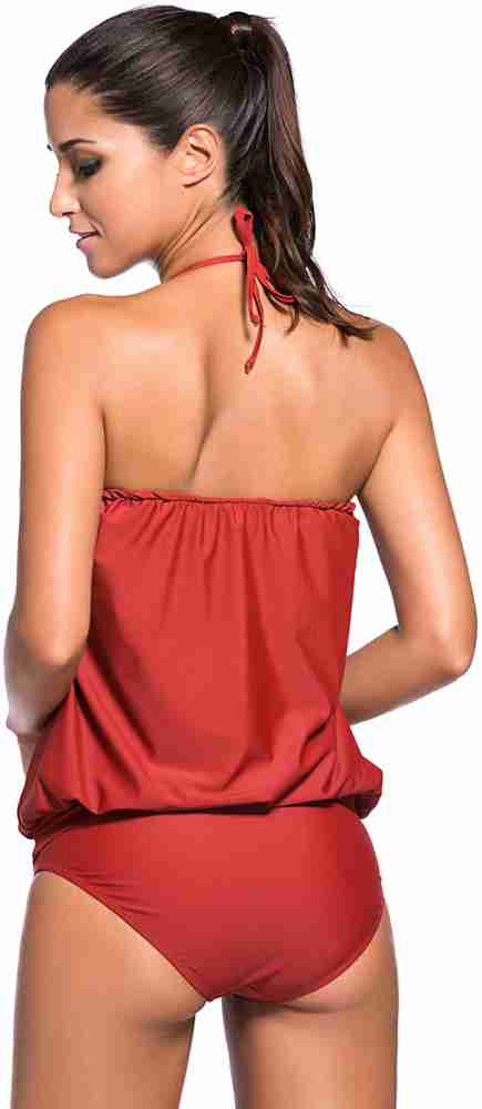 FASNOYA Solid Women Swimsuit - Buy FASNOYA Solid Women Swimsuit