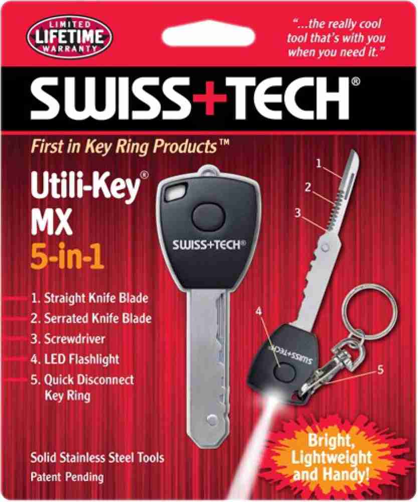 Swiss+Tech Products - Multi-Purpose Key Ring Tools