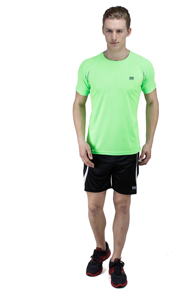 Neon Green Sports T-Shirt  Men's Activewear & Sportswear