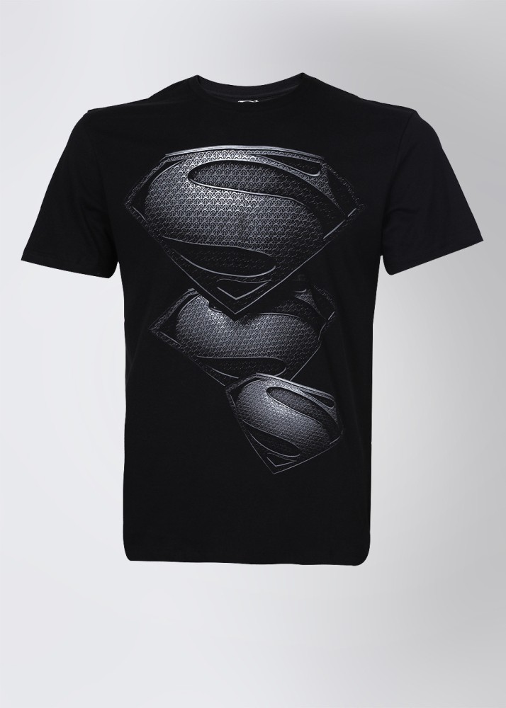 Superman t shirt black and cheap white