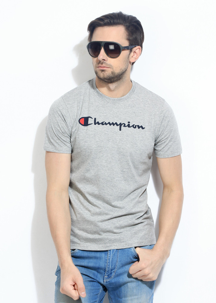 Mens grey champion clearance t shirt