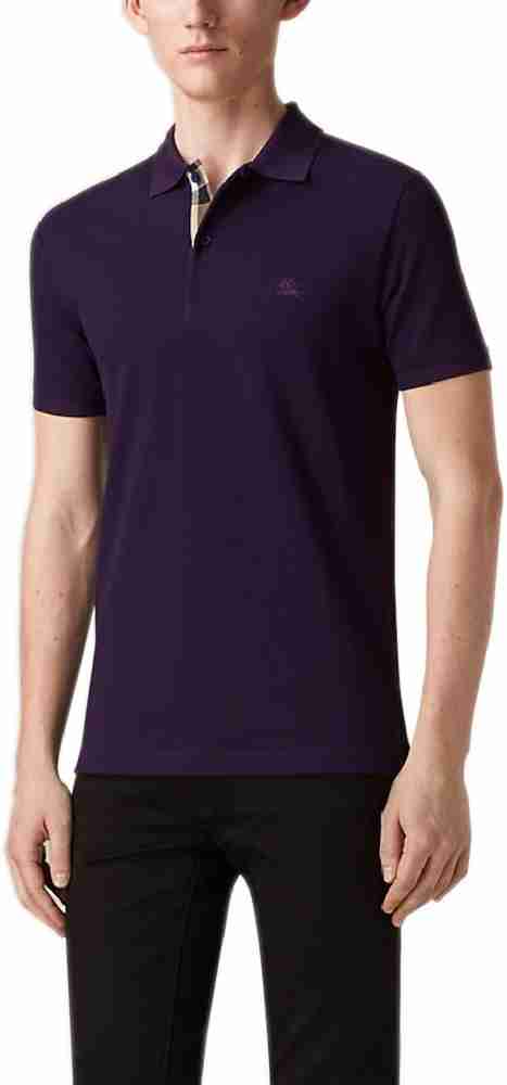Burberry purple shirt on sale