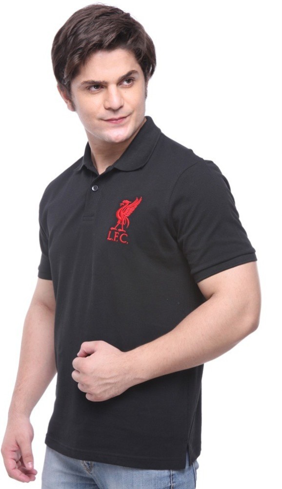 Black liverpool polo outlet shirt