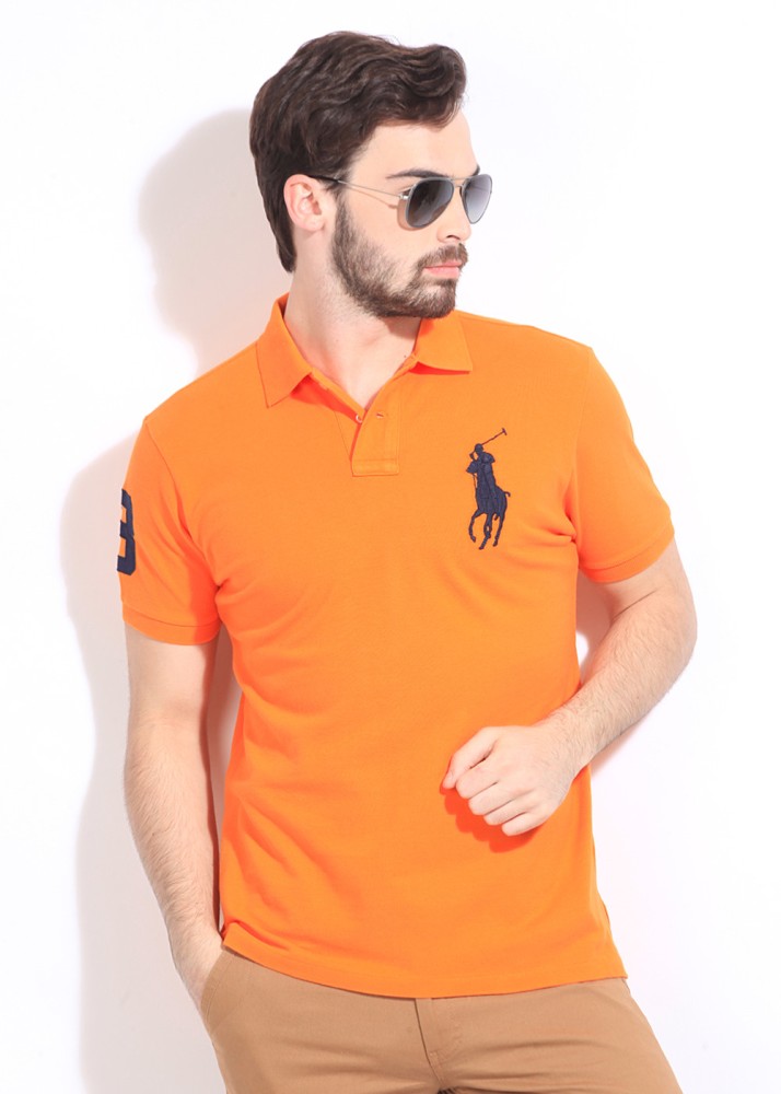 Orange ralph sales lauren t shirt