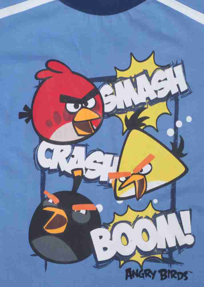 Angry Birds T-Shirt, Angry Birds Kids T-Shirt, Bird Word Blue T-Shirt