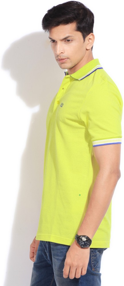 Mansion Ordsprog Udstråle HUGO BOSS Solid Men Polo Neck Yellow T-Shirt - Buy YELLOW HUGO BOSS Solid  Men Polo Neck Yellow T-Shirt Online at Best Prices in India | Flipkart.com