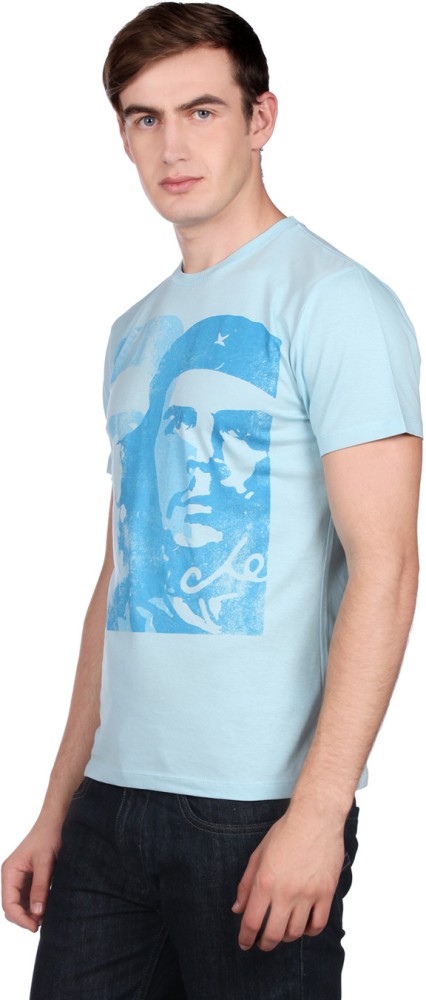 CHE GUEVARA Printed Men Round Neck Blue T Shirt Buy LT BLUE CHE GUEVARA Printed Men Round Neck Blue T Shirt Online at Best Prices in India Flipkart