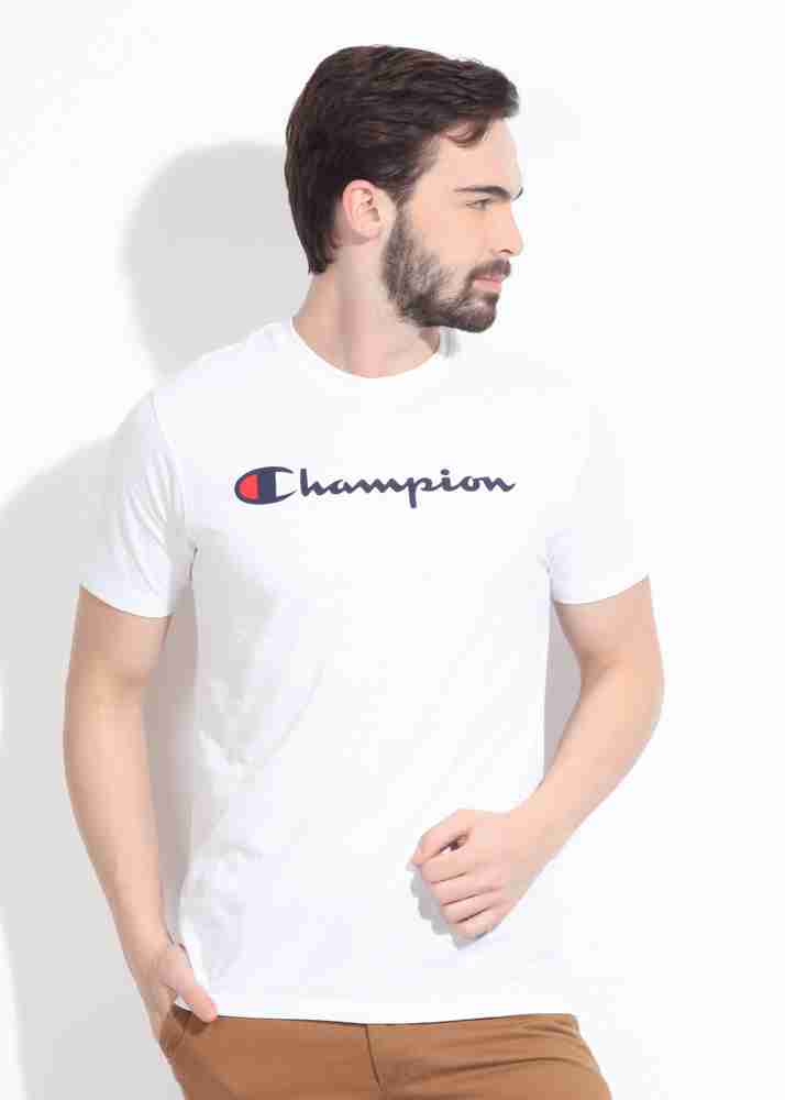 White cheap champion tee
