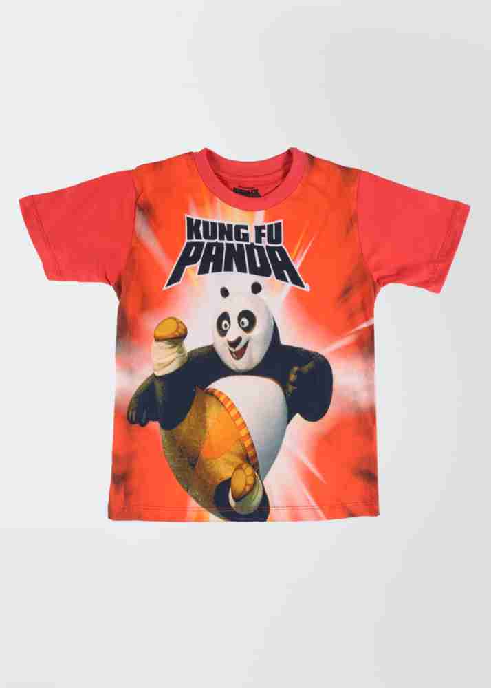 Flipkart Kung Fu Panda Boys Printed Regular T Shirt Round Neck