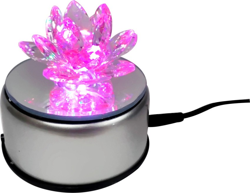 rotary light bases for 3D laser crystals, turntable, 7 LED multi-color  lights