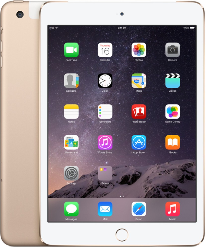 Apple iPad mini 3 16 GB 7.9 inch with Wi-Fi+4G Price in India - Buy Apple iPad  mini 3 16 GB 7.9 inch with Wi-Fi+4G Gold 16 Online - Apple : Flipkart.com