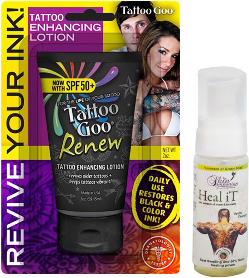 Buy Tattoo Goo Aftercare Kit Includes Soap New formula Tattoo Goo  Lotion Goo Renew Online at Low Prices in India  Amazonin