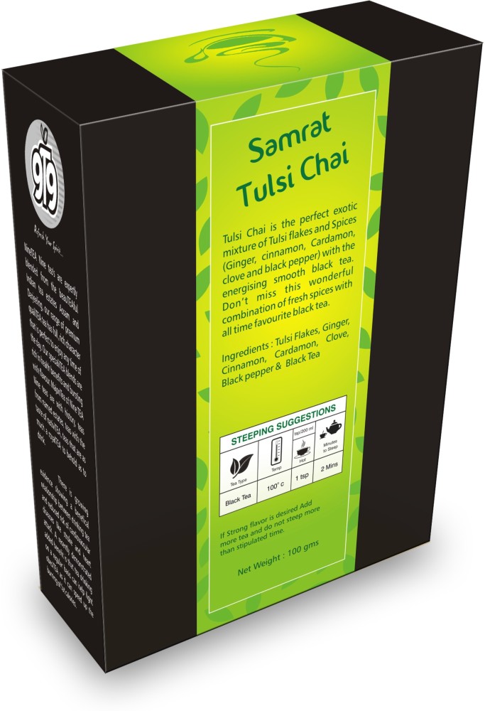9T9 Samrat Tulsi Chai Tulsi Black Tea Box Price In India - Buy 9T9 Samrat  Tulsi Chai Tulsi Black Tea Box Online At Flipkart.Com