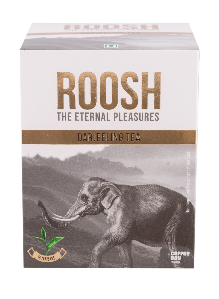 Coffee Day Roosh teas  Black Green Flavored Premium tea bags