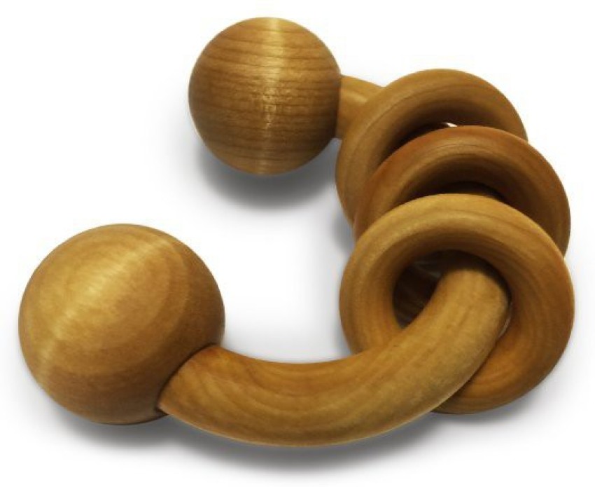 Wooden teether best sale