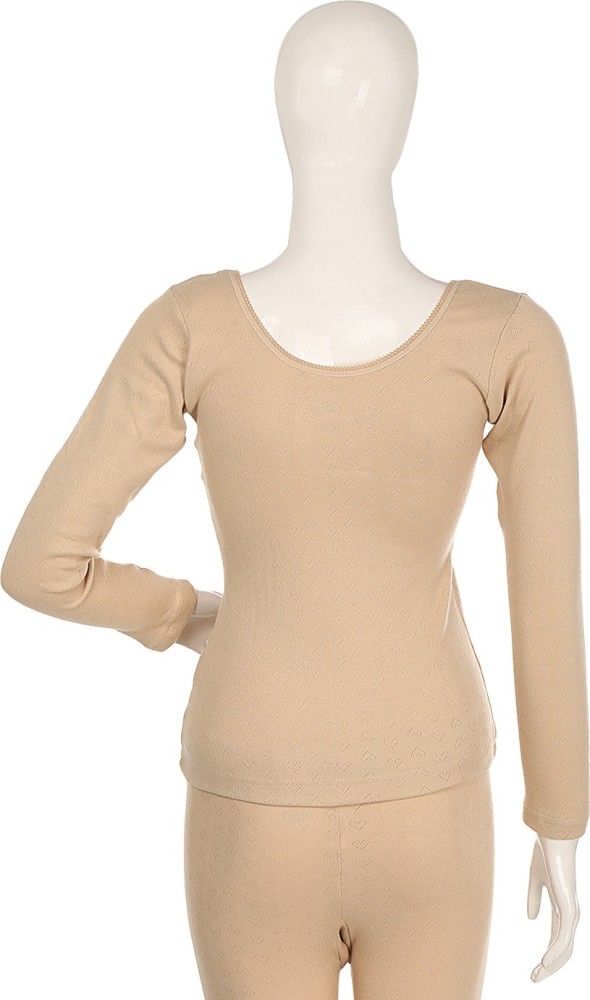 BodyCare Hearts Women Top Thermal - Buy Beautiful Beige BodyCare