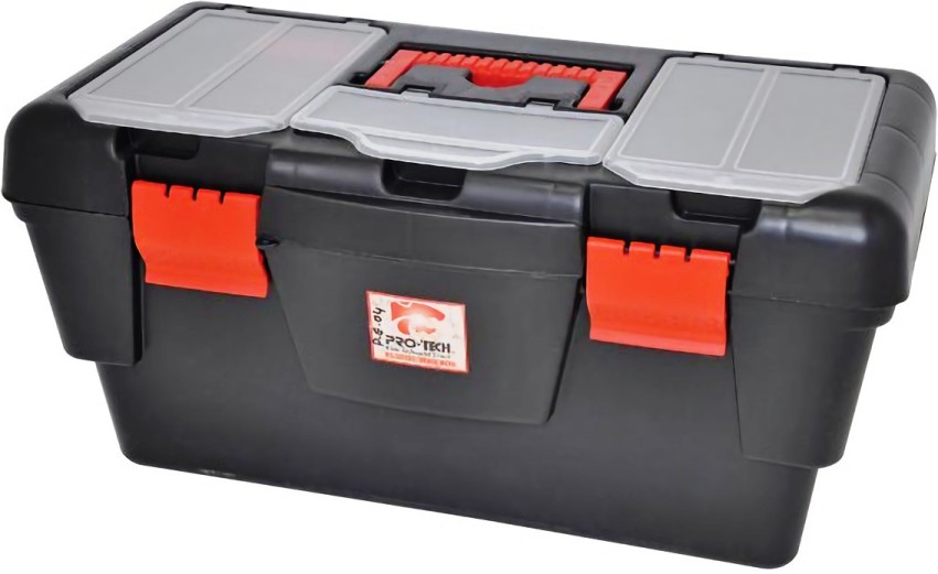 Lokhandwala Heavy Duty empty big size, tool box kit for home use, Plastic Tool  Box 16 inch Tool Box with Tray Price in India - Buy Lokhandwala Heavy Duty  empty big size