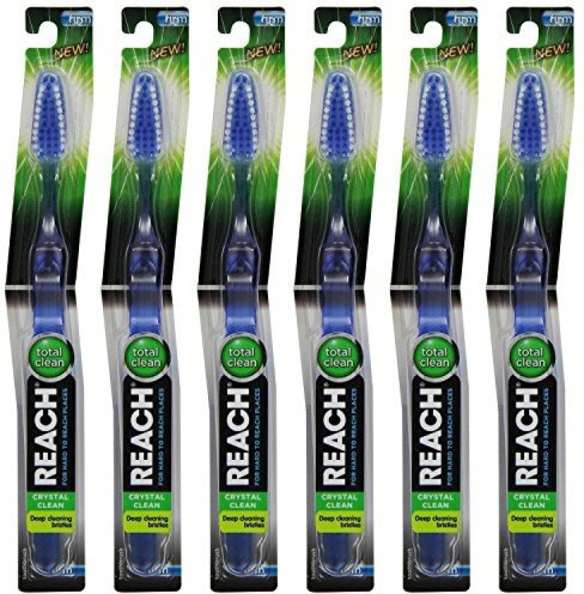 REACH Fresh & Clean Toothbrush with Soft Bristles, 2 Count - Reach  Toothbrush