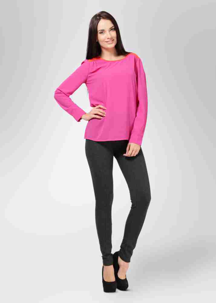 HARPA Casual Full Sleeve Solid Women Purple, Orange Top - Buy Purple,  Orange HARPA Casual Full Sleeve Solid Women Purple, Orange Top Online at  Best Prices in India