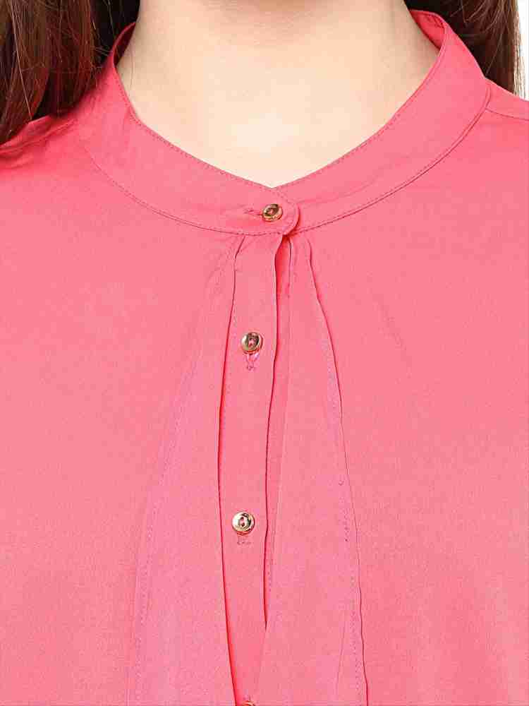 Collar-Neck 3/4th-Sleeve Top