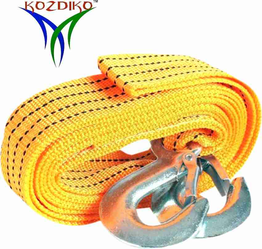 KOZDIKO Car Auto Tow Rope Heavy Duty 3 Ton RMA98 3 m Towing Cable Price in  India - Buy KOZDIKO Car Auto Tow Rope Heavy Duty 3 Ton RMA98 3 m Towing  Cable online at