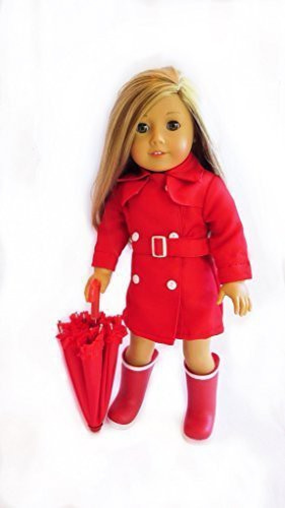 Red 2024 dolls clothing