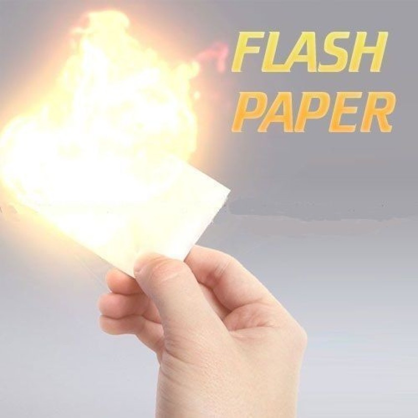 8 x 9 Flash Paper Sheets - Pack of 4