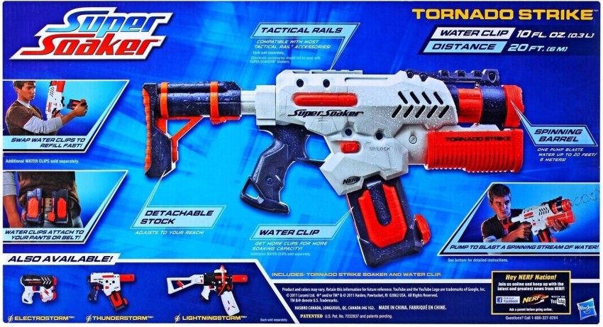 Nerf Soaker Tornado Strike Guns & Darts - Soaker Strike . for Nerf products in India. Toys for 6 - 14 Years Kids. | Flipkart.com