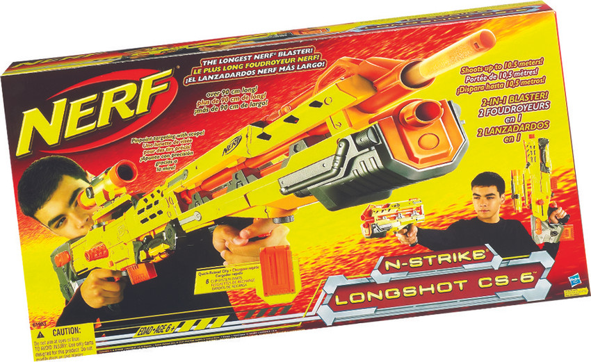 LongShot CS-6 (NERF N-Strike dart sniper rifle – Long Shot)