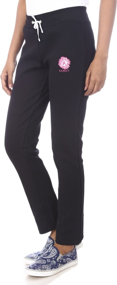 Buy Kappa Women Black Solid Track Pants  Track Pants for Women 7026242   Myntra