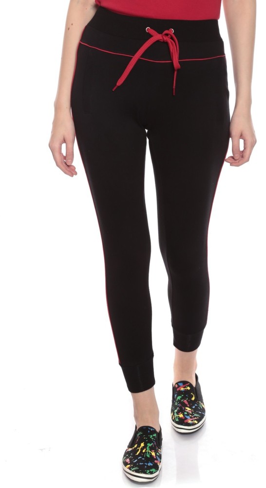 GOLDSTROMS Solid Women Black Track Pants - Buy Black GOLDSTROMS Solid Women  Black Track Pants Online at Best Prices in India