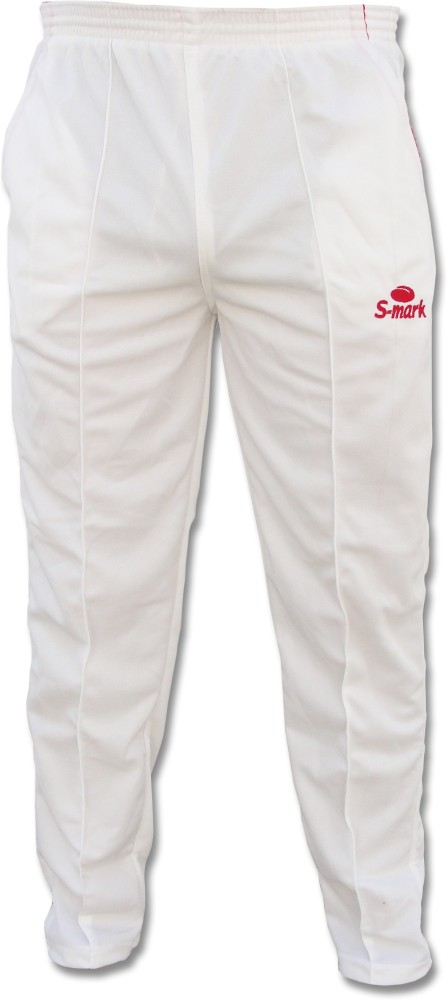 White Cricket Track Pants for Men  Triumph Cricket Trouser