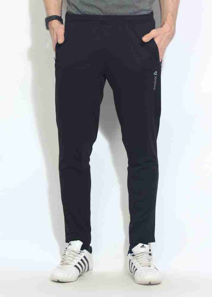 REEBOK Solid Men Black Track Pants - Buy Black REEBOK Solid Men Black Track  Pants Online at Best Prices in India