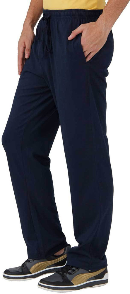 Fahrenheit Solid Men Dark Blue Track Pants Buy Navy Fahrenheit