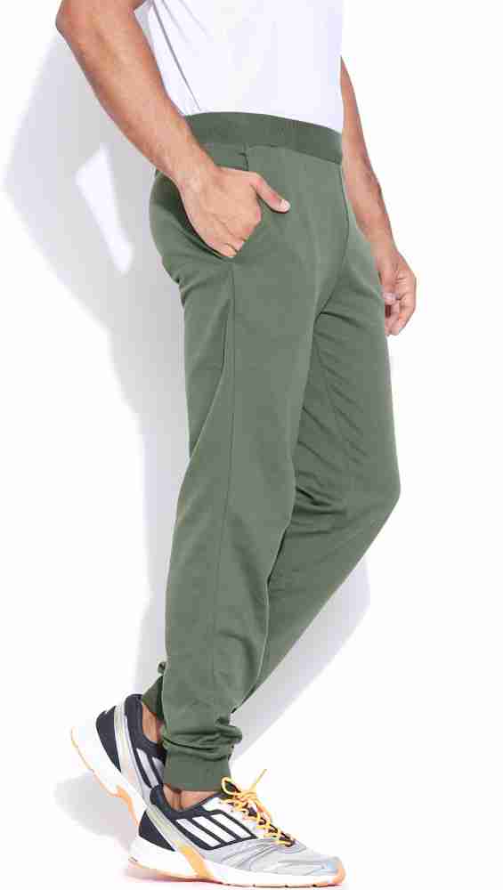 Olive green discount adidas track pants