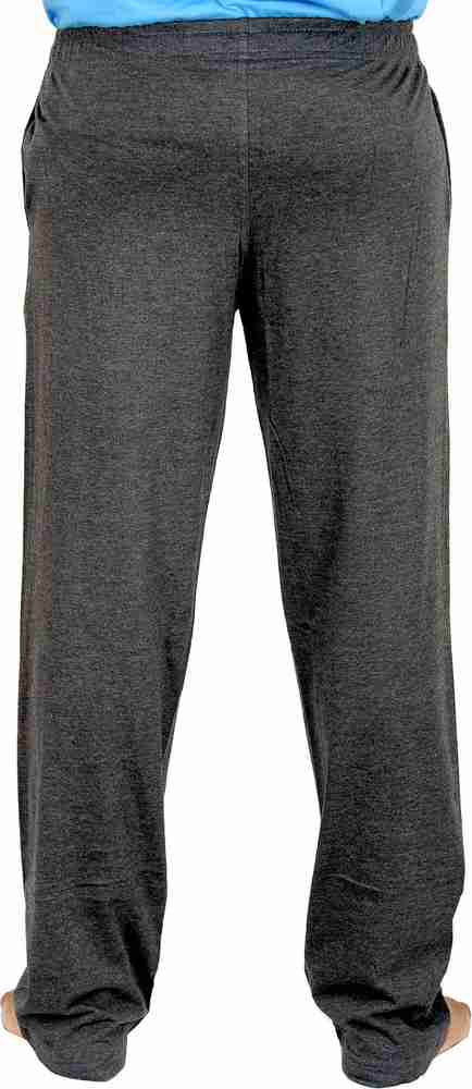 Scorpion Solid Men Grey Track Pants Buy Charcoal Melange