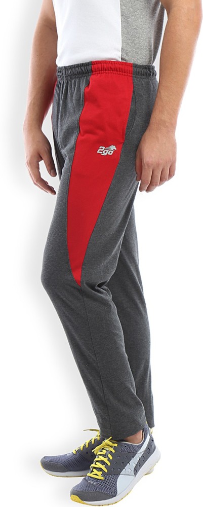 2GO Solid Men Red Grey Track Pants Buy Red Charcoal 2GO Solid Men Red Grey Track Pants Online at Best Prices in India Flipkart