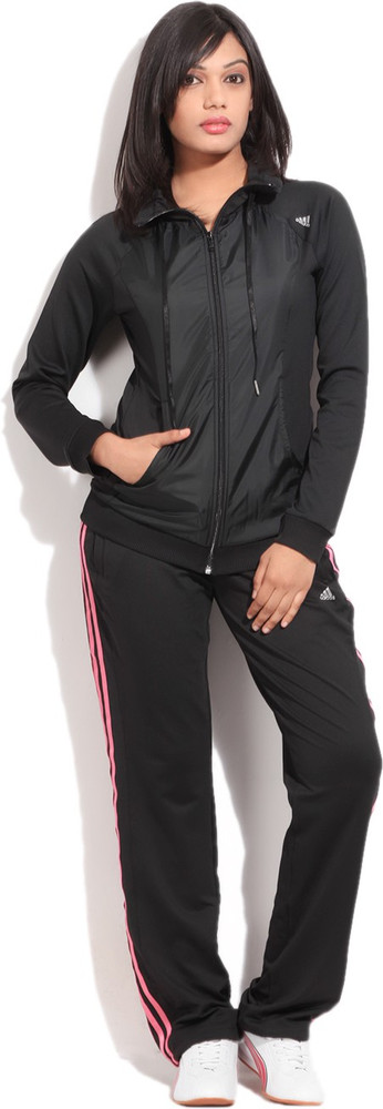 ADIDAS Women Track Suit - Buy Black ADIDAS Women Track Suit Online at Best  Prices in India | Flipkart.com