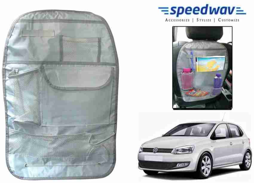 SPEED Car Back Seats Pockets Organiser -Volkswagen Polo Grey - Price in  India