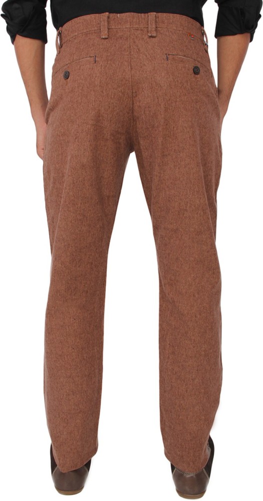 Buy online Brown Cotton Chinos Casual Trousers from Bottom Wear for Men by Red  Flame for 1299 at 0 off  2023 Limeroadcom