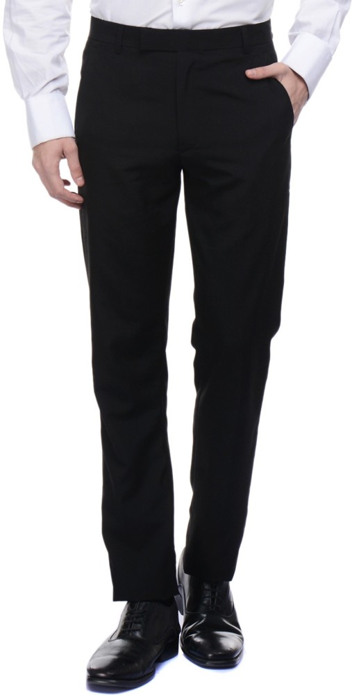 Arrow Formal Trousers  Buy Arrow Men Dark Grey Mid Rise Grid Tattersall  Check Formal Trousers Online  Nykaa Fashion