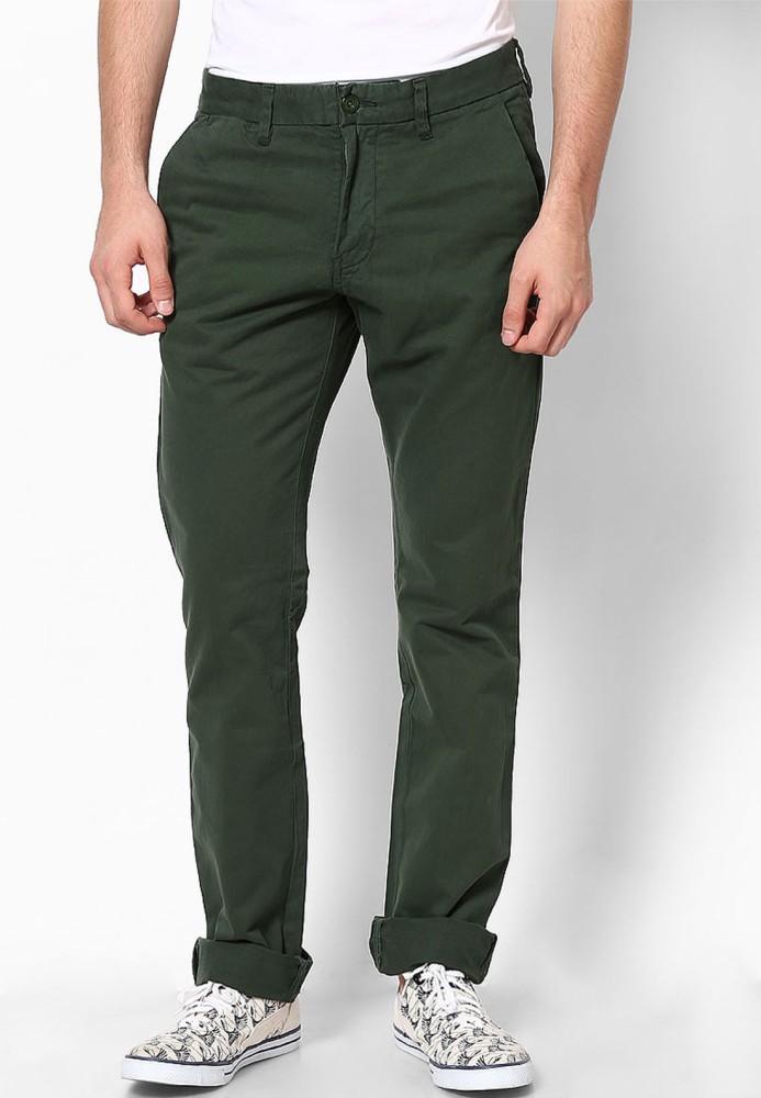 Green Pants, dark olive green | Madeleine US