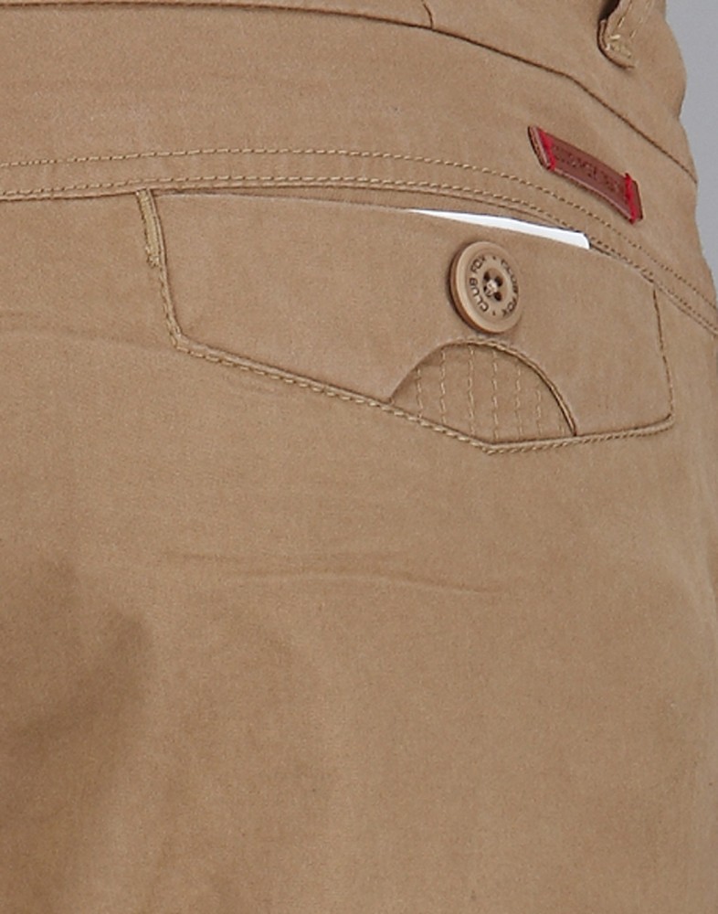 Buy khaki Club Fox Slim Fit Men Brown Trousers Online at Best Prices in  India  Flipkartcom