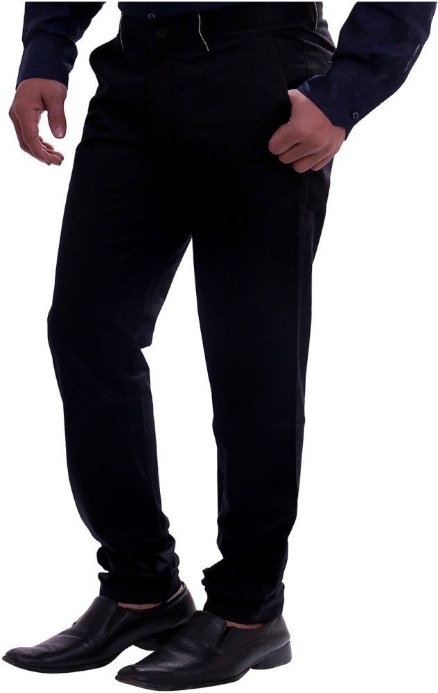 Buy LaMODE CreamColoured Comfort Regular Fit Checked Formal Trousers  online  Looksgudin